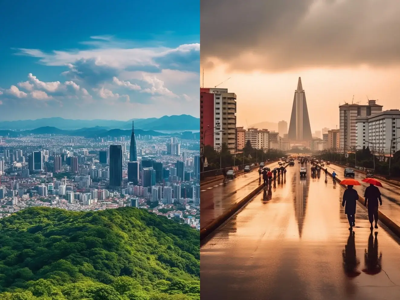 隠された世界が見えてきた： 写真家が明かす、北朝鮮と韓国の驚くべきコントラスト