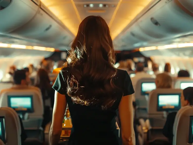 Boy Keeps Making Strange Hand Signals During Flight - When Stewardess Realizes Why, She Orders the Plane To Land