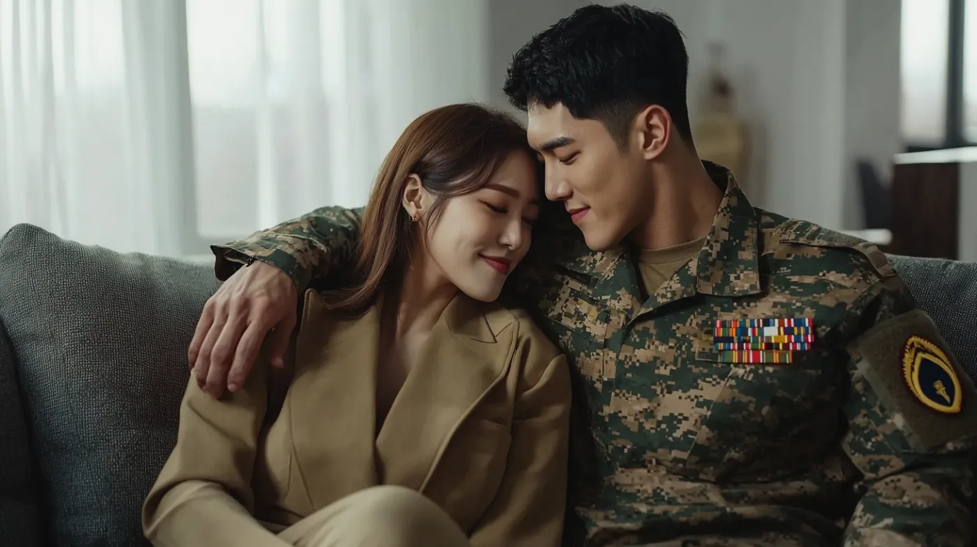 Soldier Rushes Home to Surprise His Wife - What He Sees Leaves Him Frozen at the Door