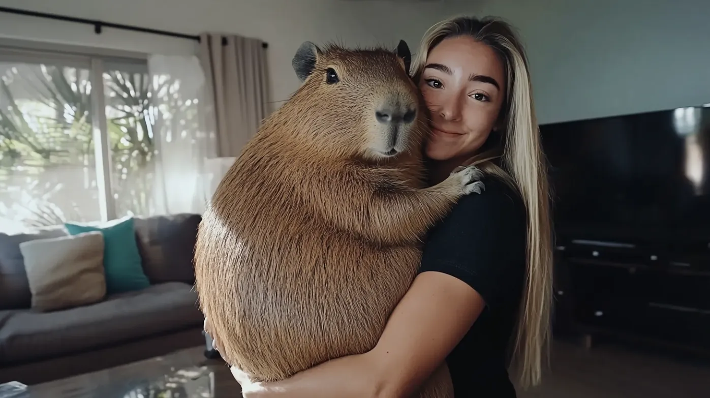 Pet Capybara Won’t Leave Wife Alone – When Husband Discovers Why, He Calls The Police
