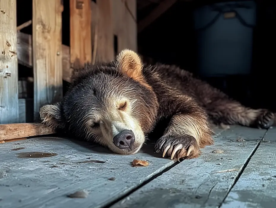 凍死寸前の子グマを発見した男性、しかし腹の下に隠していたものは信じがたいものだった！