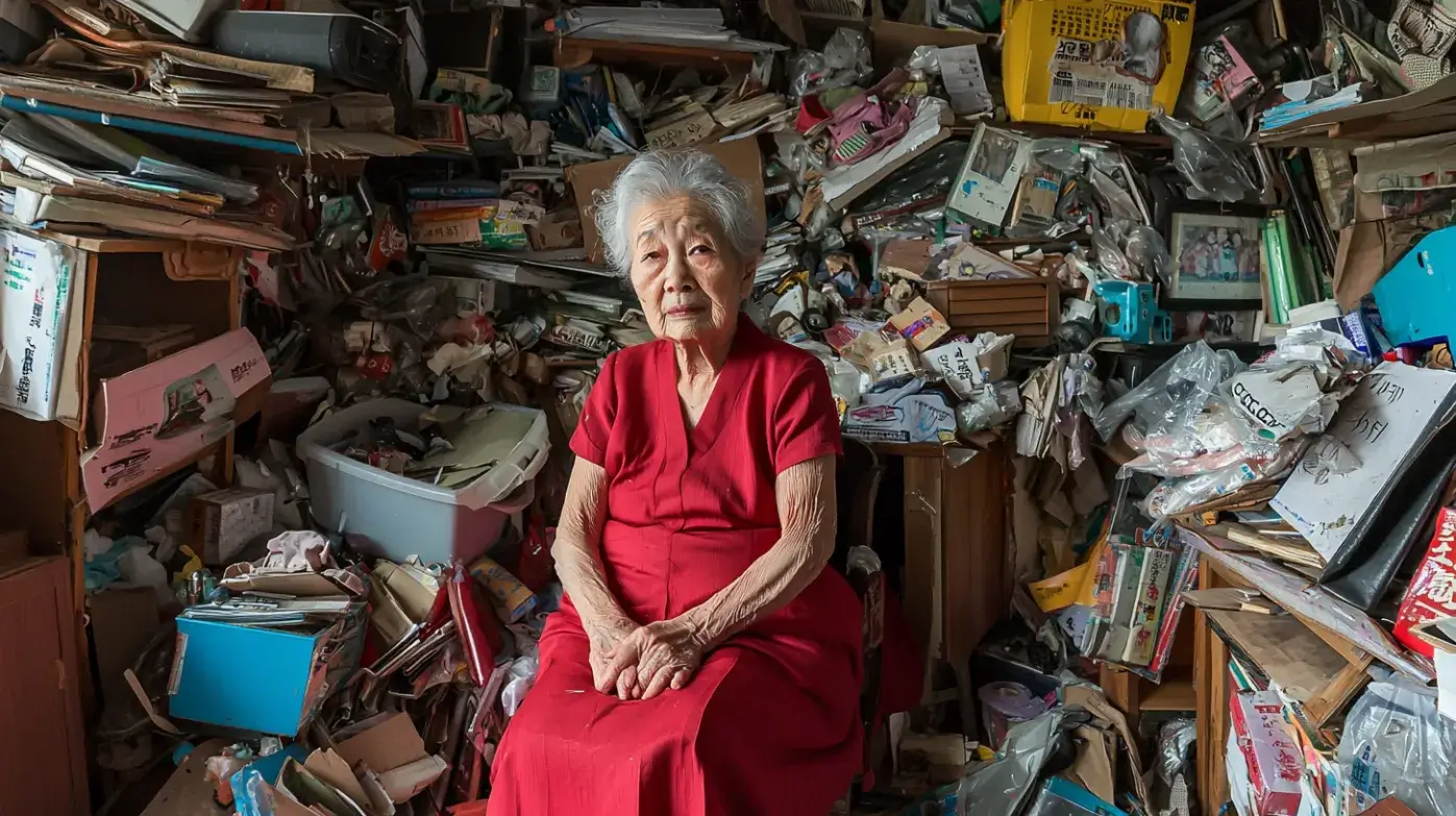 この87歳の女性は60年以上家を掃除していない - 写真を見る