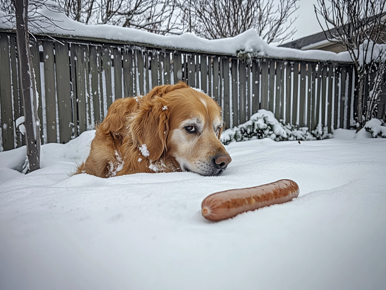 Man Finds A Dog on the Brink of Freezing—But What It Was Hiding Under its Belly Is Unbelievable!