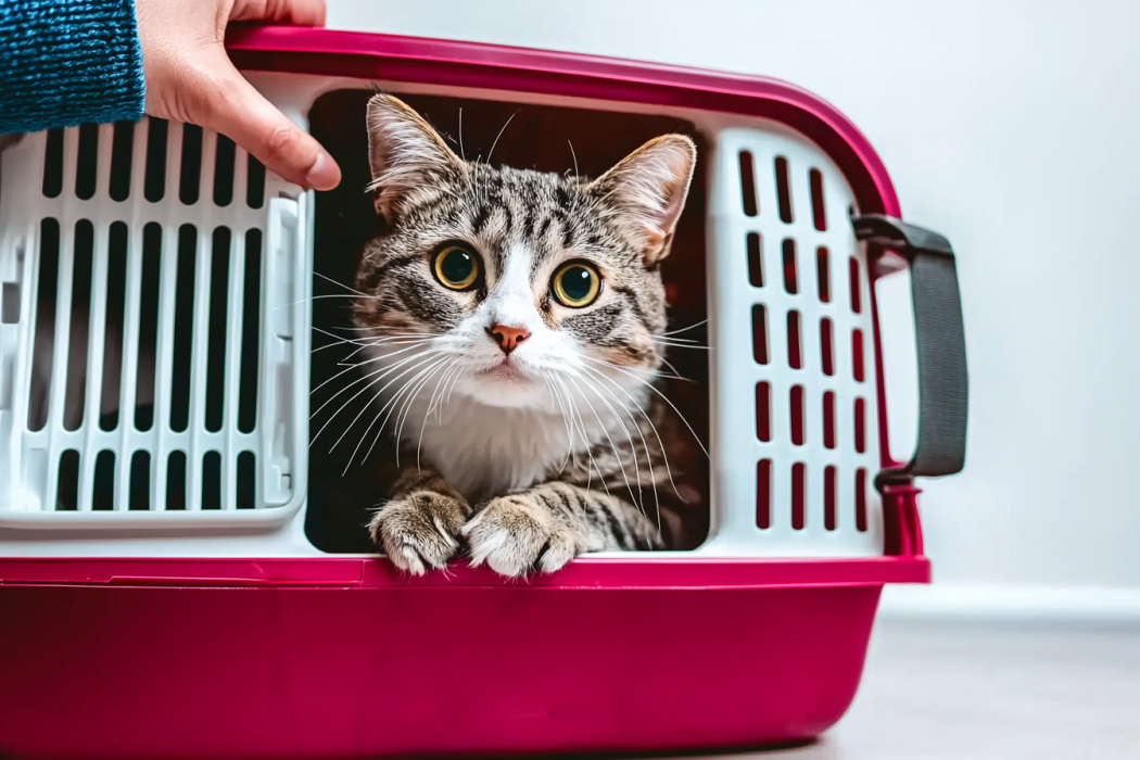 Cat Keeps Hugging Friend Before Going To The Vet –Watch What Happened!