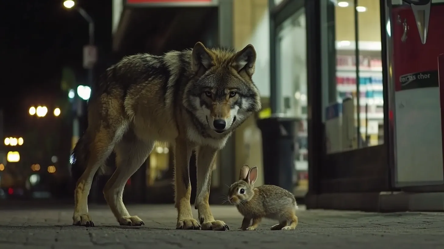 Wolf Breaks Into Pharmacy – What It Brings Leaves Pharmacist Speechless