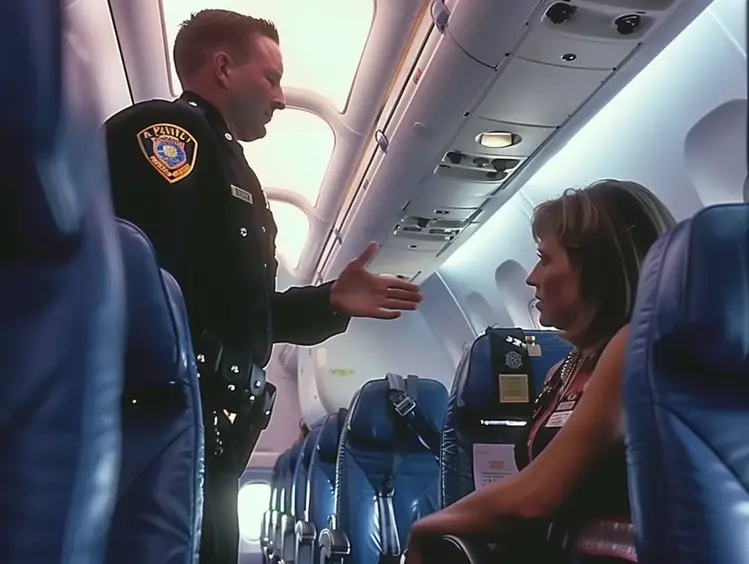 Boy Keeps Making Strange Hand Signals During Flight - When Stewardess Realizes Why, She Orders the Plane To Land