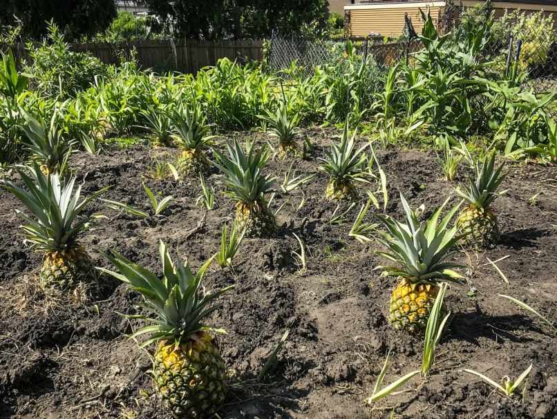 Pflanzen Sie Ananas überall in Ihrem Garten: Schau, was eine Woche später passiert