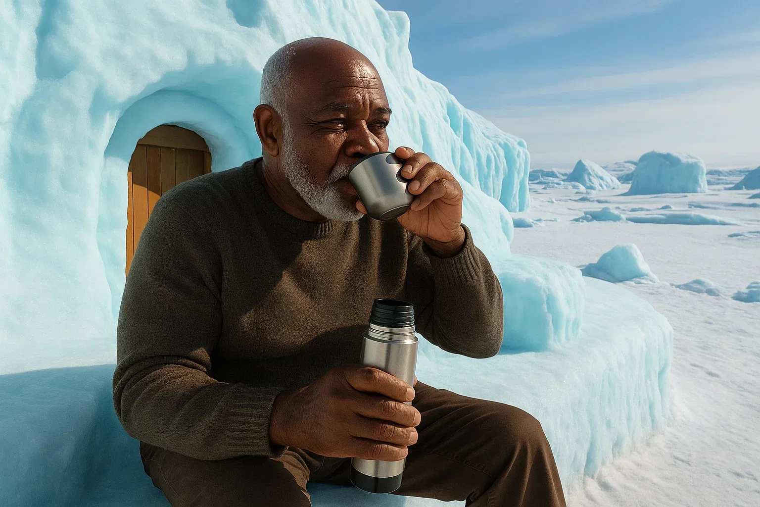 He Built His Dream Home Inside an Iceberg — Take a Peek Inside
