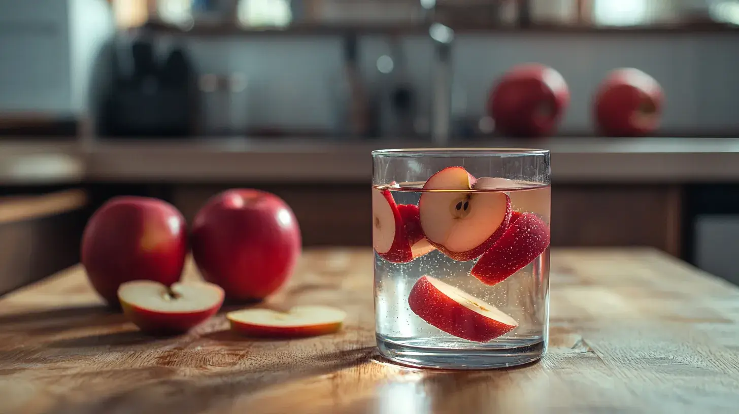 リンゴを煮て、この水を一晩飲む： 朝の結果はあなたを驚かせるでしょう！