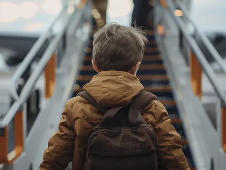 Boy Keeps Making Strange Hand Signals During Flight - When Stewardess Realizes Why, She Orders the Plane To Land