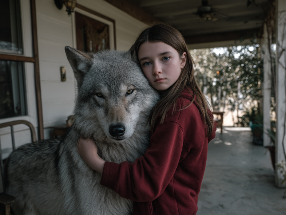 Una niña de 12 años salva a un perro lobo gigante, pero los resultados del ADN revelan algo terrorífico..