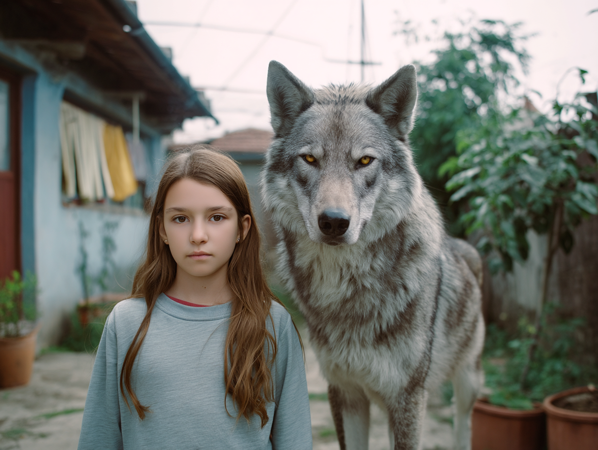 Una niña de 12 años salva a un perro lobo gigante, pero los resultados del ADN revelan algo terrorífico..
