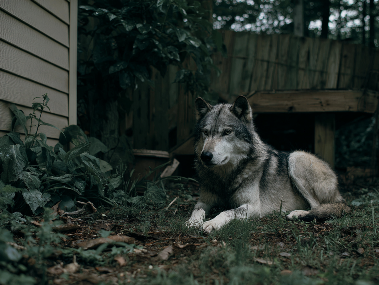 Una niña de 12 años salva a un perro lobo gigante, pero los resultados del ADN revelan algo terrorífico..