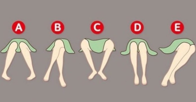 ¿Cómo mantienes tus piernas cuando estás sentado? ¡Esto es lo que dice tu postura sentada sobre tu personalidad!
