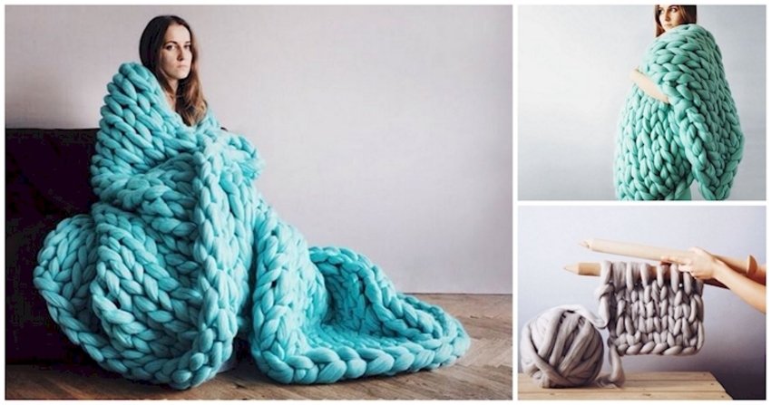 Prepárate para el invierno haciendo bricolaje con estas maravillosas mantas. ¡Es realmente fácil!