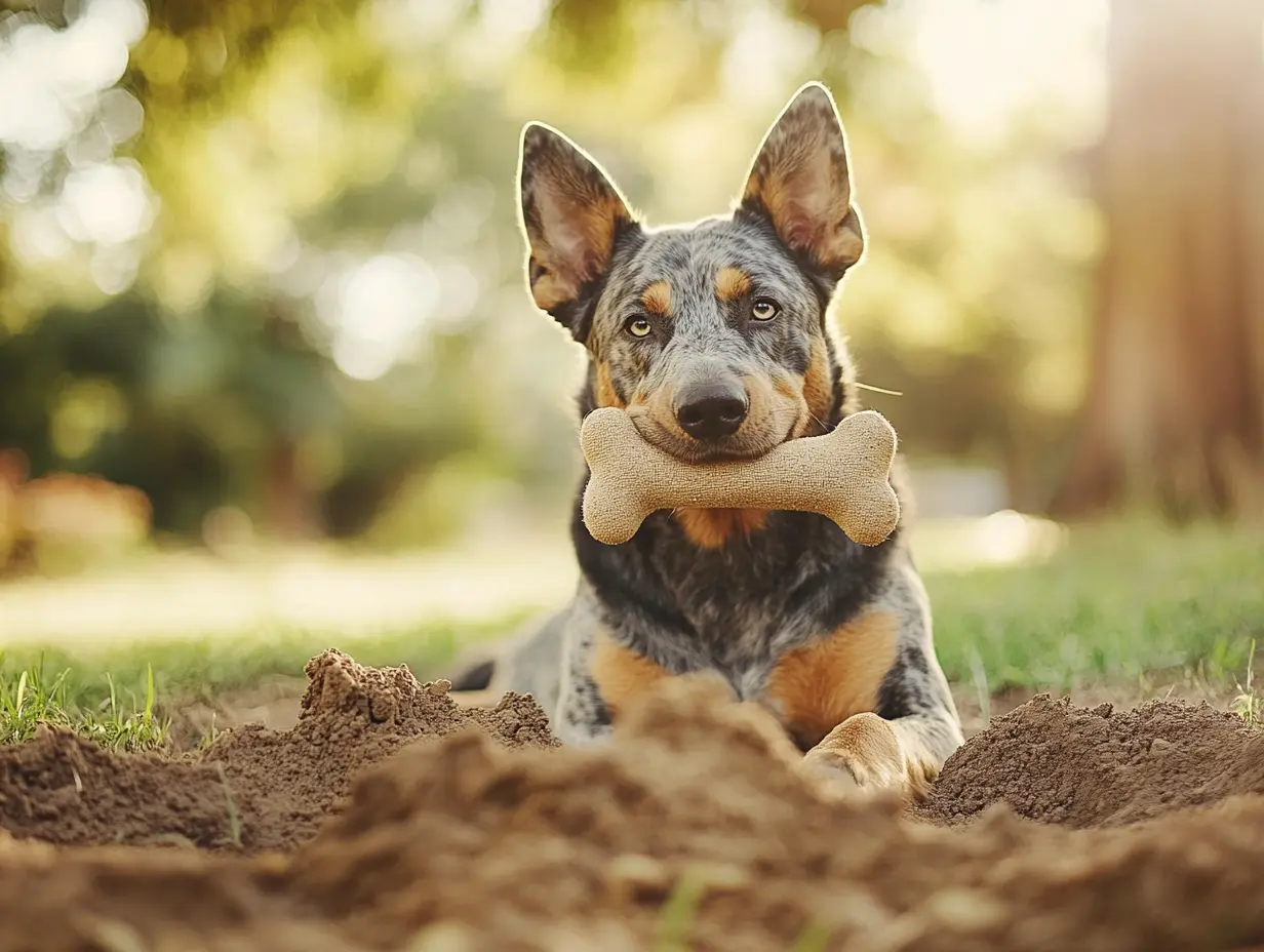 Un perro cava un enorme agujero durante 11 horas seguidas y lo que descubre deja a todo el mundo en silencio