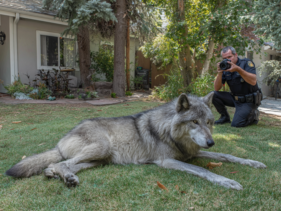 Una niña de 12 años salva a un perro lobo gigante, pero los resultados del ADN revelan algo terrorífico..