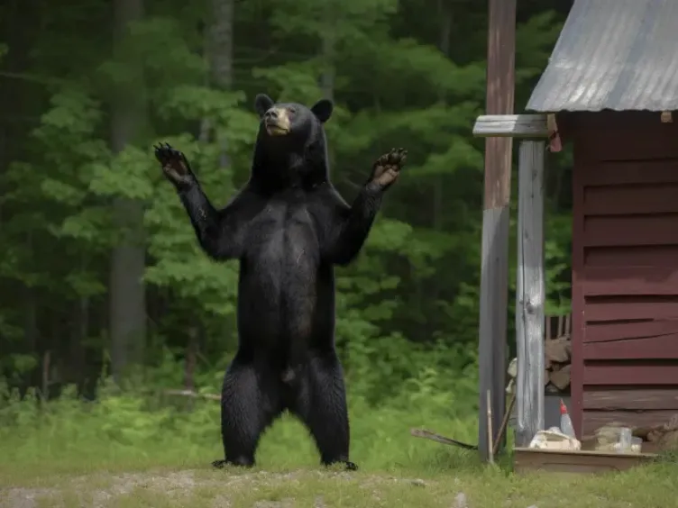Un oso saluda a su familia todas las mañanas y un día su padre descubre algo sorprendente