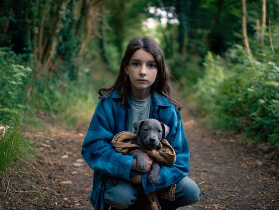 Una niña de 12 años salva a un perro lobo gigante, pero los resultados del ADN revelan algo terrorífico..