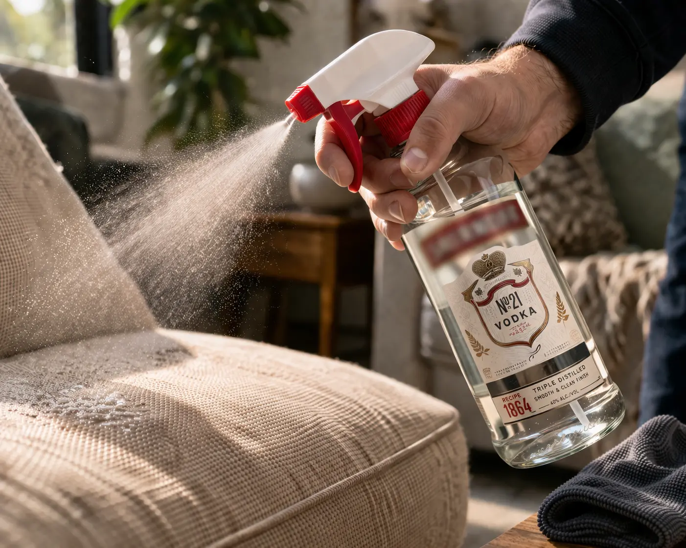 El truco de limpieza secreto que utilizan los limpiadores profesionales es... ¿Vodka?