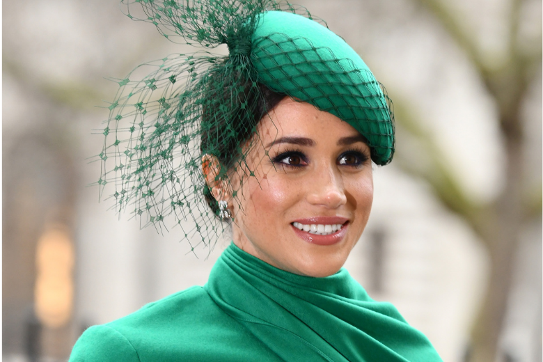 Así se veía Meghan Markle con cabello castaño rojizo.