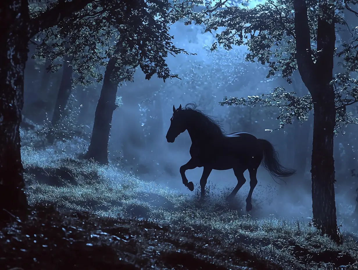 Un granjero encuentra a un caballo desaparecido 8 meses después; cuando se acerca, un escalofrío recorre su espalda