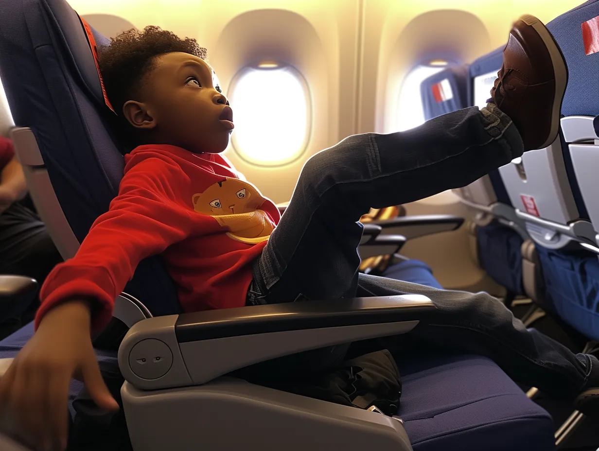 ¡Este hombre se hartó! ¡Mira cómo dio una lección a un niño que pateaba el asiento y a su madre!