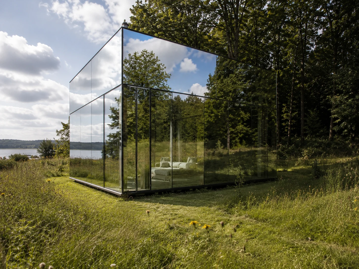 Esta mujer construyó una casa de ensueño invisible, y la experiencia es sorprendente...