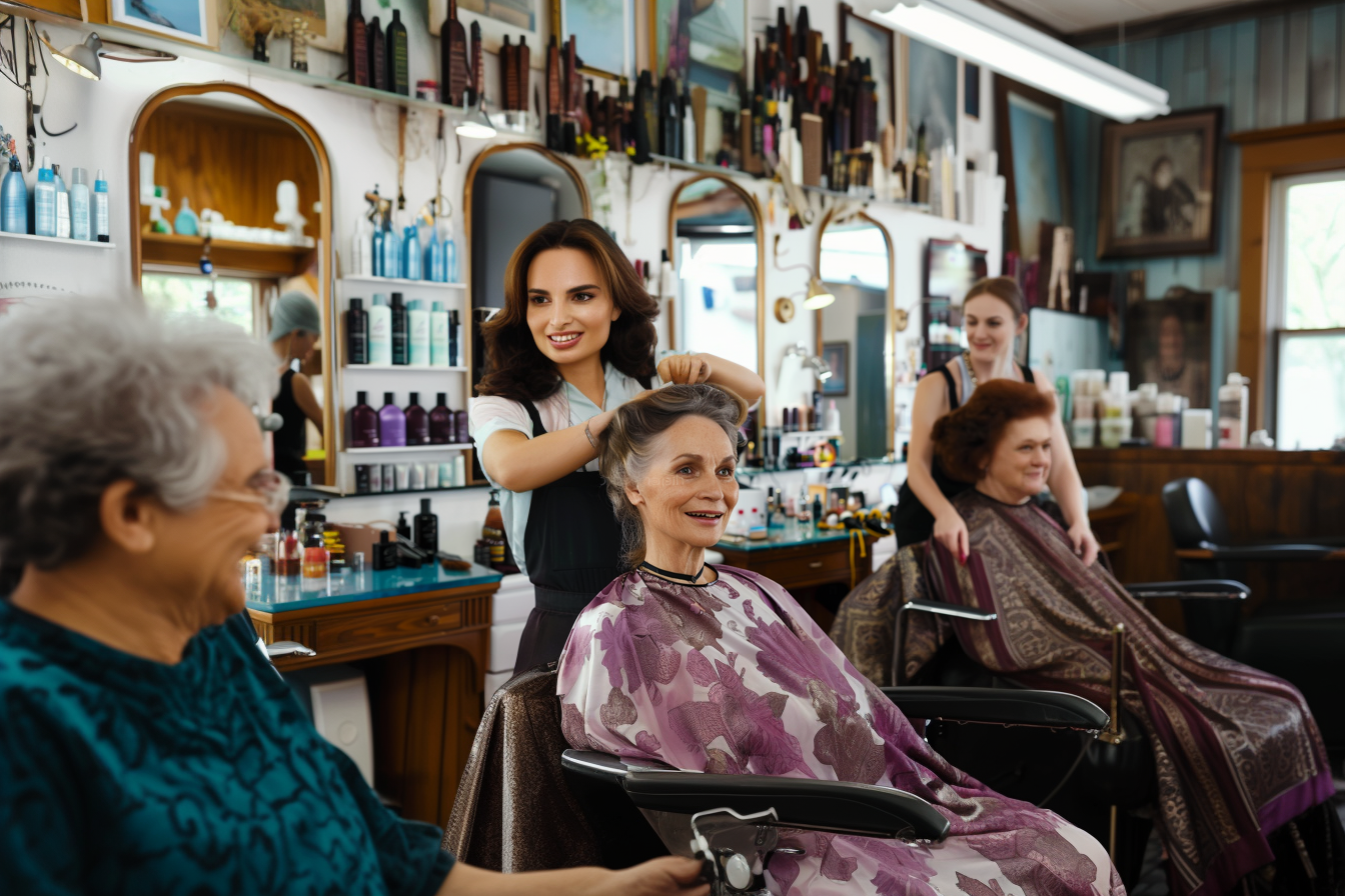 una anciana de 70 años pide un corte de pelo a la moda y se ríen de ella, ¡pero luego se arrepienten!