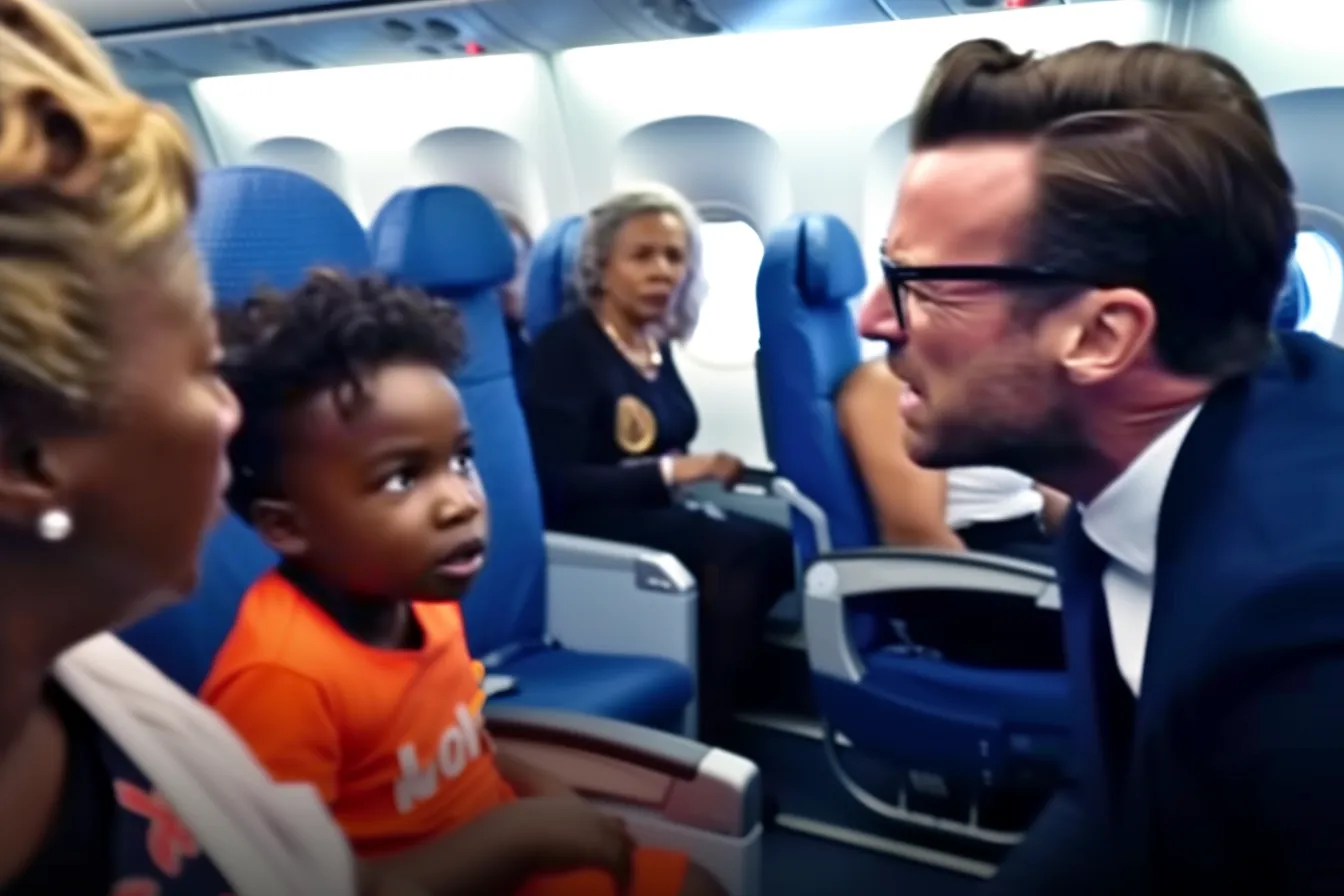 ¡Este hombre se hartó! ¡Mira cómo dio una lección a un niño que pateaba el asiento y a su madre!