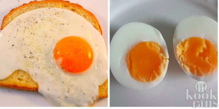 qué es más saludable: freír o hervir los huevos