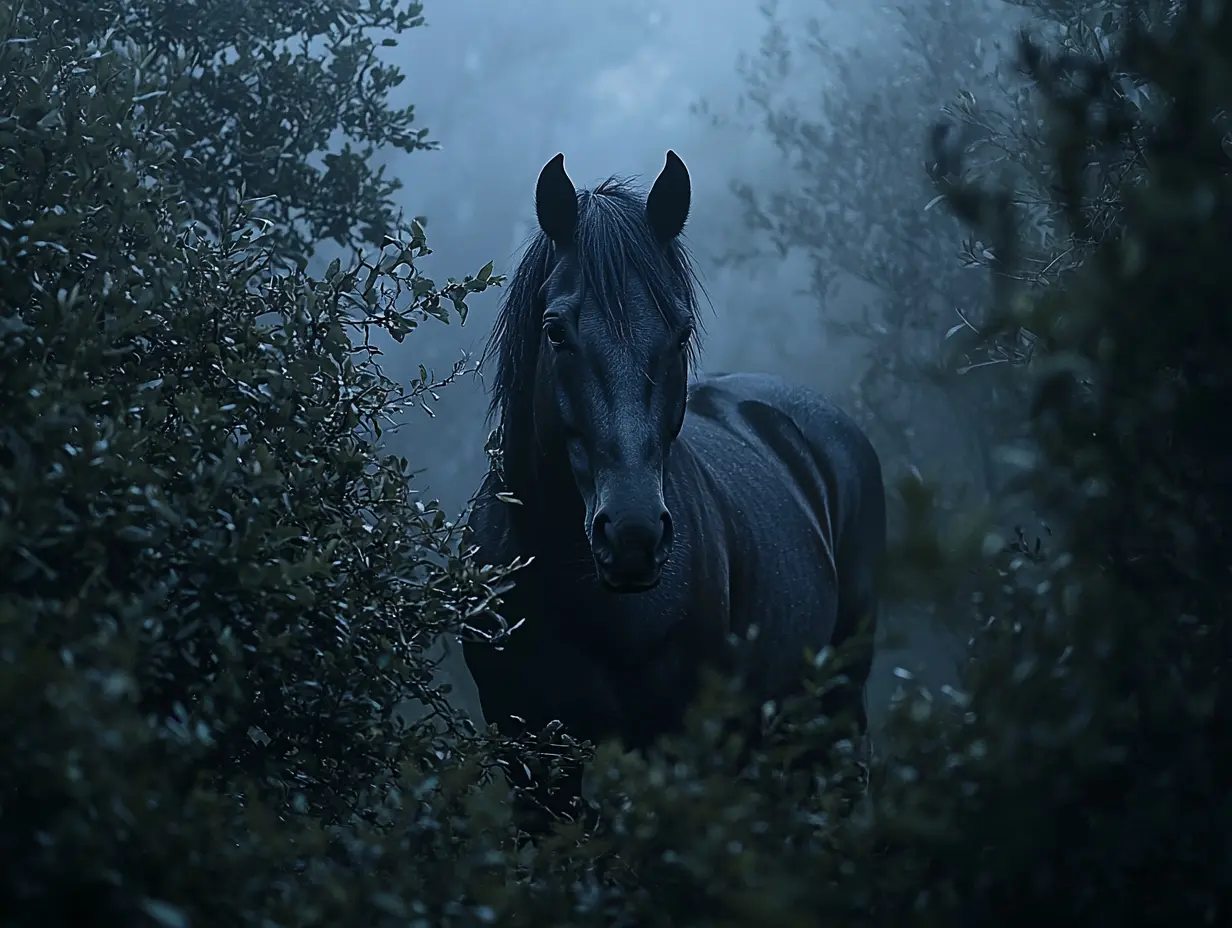 Un granjero encuentra a un caballo desaparecido 8 meses después; cuando se acerca, un escalofrío recorre su espalda